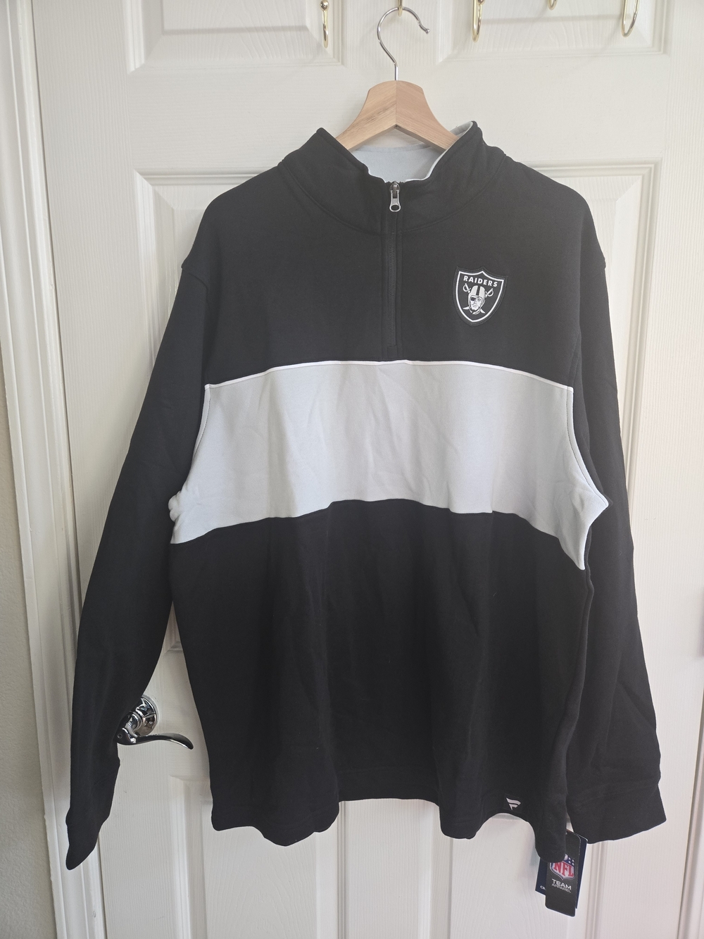 Fanatics Black Pullover with White Logo